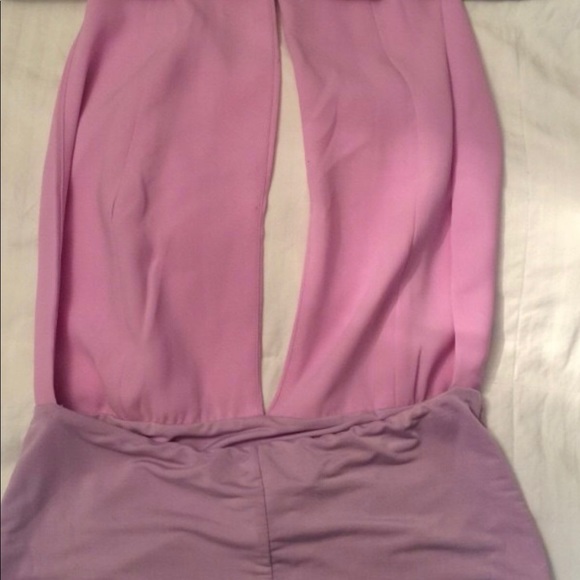 Lavender open-back bodysuit - Picture 2 of 2